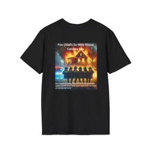 Load image into Gallery viewer, Firefox Logo and Ex's Wife restraining order Firefighter Humor Unisex Softstyle T-Shirt
