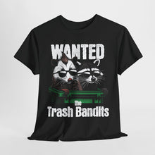 Load image into Gallery viewer, Wanted Trash Bandits Tee, Funny Graphic T-Shirt, Gift for Animal Lovers, Unique Dad Shirt, Comfy Everyday Wear