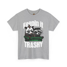 Load image into Gallery viewer, Keepin' It Trashy Unisex Heavy Cotton Tee | Funny Graphic Shirt, Pet Lover Gift, Casual Wear, Unique Style, Animal Humor