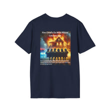 Load image into Gallery viewer, Firefox Logo and Ex's Wife restraining order Firefighter Humor Unisex Softstyle T-Shirt
