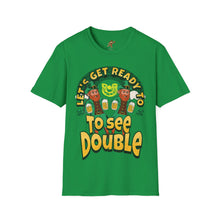 Load image into Gallery viewer, LET'S GET READY TO SEE DOUBLE Adult T-Shirt, Funny Humor, St. Patrick's Day