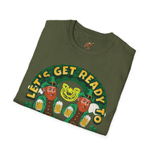 Load image into Gallery viewer, LET'S GET READY TO SEE DOUBLE Adult T-Shirt, Funny Humor, St. Patrick's Day