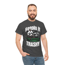 Load image into Gallery viewer, Keepin' It Trashy Unisex Heavy Cotton Tee | Funny Graphic Shirt, Pet Lover Gift, Casual Wear, Unique Style, Animal Humor