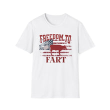 Load image into Gallery viewer, FREEDOM TO FART, Adult Humor Unisex Softstyle T-Shirt