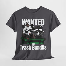 Load image into Gallery viewer, Wanted Trash Bandits Tee, Funny Graphic T-Shirt, Gift for Animal Lovers, Unique Dad Shirt, Comfy Everyday Wear
