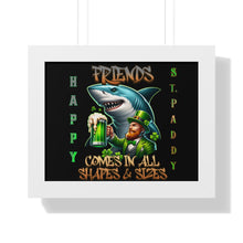 Load image into Gallery viewer, Friends Comes in All Shapes and Sizes, Framed Horizontal Poster