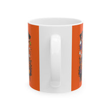 Load image into Gallery viewer, Vibrant Floral Ceramic Mug - Perfect for Coffee Lovers, Unique Halloween Gift Idea, Decorative Drinkware, Mug for Tea, Seasonal Celebration