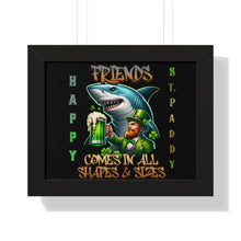 Load image into Gallery viewer, Friends Comes in All Shapes and Sizes, Framed Horizontal Poster