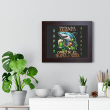 Load image into Gallery viewer, Friends Comes in All Shapes and Sizes, Framed Horizontal Poster
