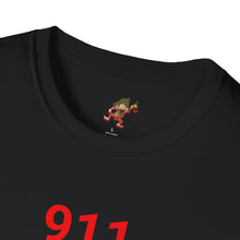 Load image into Gallery viewer, 911 Dispatcher Heartbeat of Emergency Service Unisex Softstyle T-Shirt