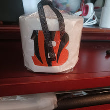 Load image into Gallery viewer, Embroidered Toilet Paper "Bengals" Football, Bathroom Decor