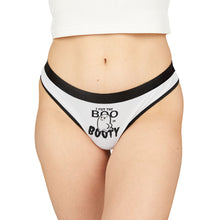 Load image into Gallery viewer, Cute Halloween Women's Thongs - I Put the Boo in Booty, Funny Underwear, Spooky Lingerie, Costume Party, Gift for Her, Adult humor