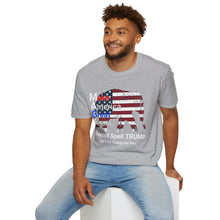 Load image into Gallery viewer, MAGA Doesn't Spell TRUMP, But I am Voting for Him , Unisex Softstyle T-Shirt, Great Proud T-Shirt