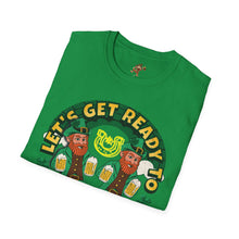 Load image into Gallery viewer, LET'S GET READY TO SEE DOUBLE Adult T-Shirt, Funny Humor, St. Patrick's Day