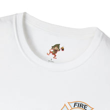 Load image into Gallery viewer, Firefox Logo and Ex's Wife restraining order Firefighter Humor Unisex Softstyle T-Shirt