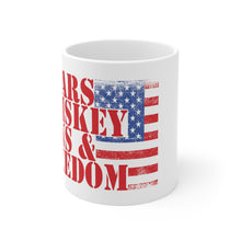 Load image into Gallery viewer, Cigars, Whiskey, Guns & FREEDOM is the pride of this Coffee Cup. Ceramic Mug