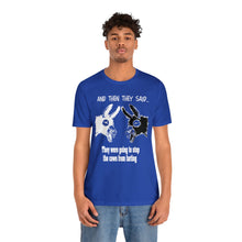 Load image into Gallery viewer, Adult T-Shirt and humor, "And Then they Said" , Two Donkeys Talking,