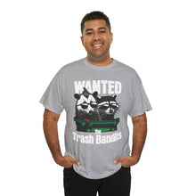 Load image into Gallery viewer, Wanted Trash Bandits Tee, Funny Graphic T-Shirt, Gift for Animal Lovers, Unique Dad Shirt, Comfy Everyday Wear