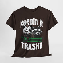 Load image into Gallery viewer, Keepin' It Trashy Unisex Heavy Cotton Tee | Funny Graphic Shirt, Pet Lover Gift, Casual Wear, Unique Style, Animal Humor