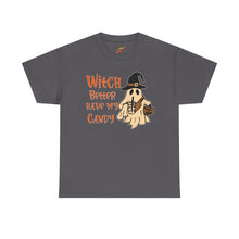 Load image into Gallery viewer, Witch Better Have My Candy Tee - Halloween Shirt, Unisex Graphic Tee, Ghost Design T-Shirt, Spooky Vibes Apparel, Trick or Treat Gift