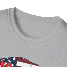 Load image into Gallery viewer, MAGA Doesn't Spell TRUMP, But I am Voting for Him , Unisex Softstyle T-Shirt, Great Proud T-Shirt