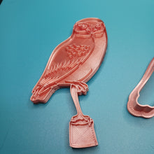 Load image into Gallery viewer, Burrowing Owl 3D Cookie Cutter and Stamp