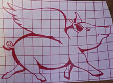 Load image into Gallery viewer, Magical Flying Pig Vinyl Decal - Add Whimsy Anywhere!