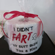 Load image into Gallery viewer, Embroidered Toilet Paper "I Didn't Fart.." , Unique Gift, Adult Humor