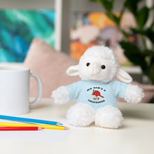 Load image into Gallery viewer, Gift for Infants a Stuffed Animals with Tee My Dad's A Firefighter