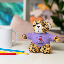 Load image into Gallery viewer, Gift for Infants a Stuffed Animals with Tee My Dad's A Firefighter