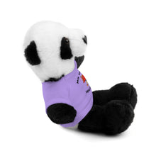 Load image into Gallery viewer, Gift for Infants a Stuffed Animals with Tee My Dad's A Firefighter