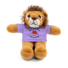 Load image into Gallery viewer, Gift for Infants a Stuffed Animals with Tee My Dad's A Firefighter