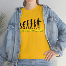 Load image into Gallery viewer, BeeKeeper Evolution , Great Gift idea Unisex Heavy Cotton Tee