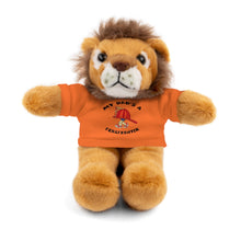 Load image into Gallery viewer, Gift for Infants a Stuffed Animals with Tee My Dad's A Firefighter