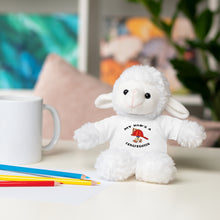 Load image into Gallery viewer, Gift for Infants a Stuffed Animals with Tee My Dad's A Firefighter