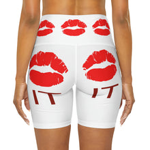 Load image into Gallery viewer, Valentine Gift, Kiss It, High Waisted Yoga Shorts