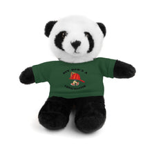 Load image into Gallery viewer, Gift for Infants a Stuffed Animals with Tee My Dad's A Firefighter
