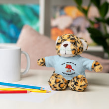 Load image into Gallery viewer, Gift for Infants a Stuffed Animals with Tee My Dad's A Firefighter