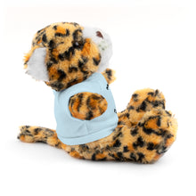 Load image into Gallery viewer, Gift for Infants a Stuffed Animals with Tee My Dad's A Firefighter