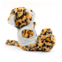 Load image into Gallery viewer, Gift for Infants a Stuffed Animals with Tee My Dad's A Firefighter