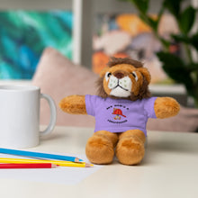 Load image into Gallery viewer, Gift for Infants a Stuffed Animals with Tee My Dad's A Firefighter