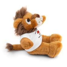 Load image into Gallery viewer, Gift for Infants a Stuffed Animals with Tee My Dad's A Firefighter