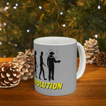 Load image into Gallery viewer, BeeKeeper Evolution, Great Gift Idea , Glassware, Ceramic Mug 11oz