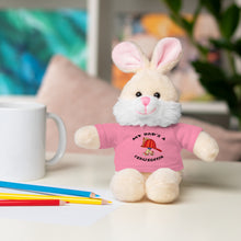 Load image into Gallery viewer, Gift for Infants a Stuffed Animals with Tee My Dad's A Firefighter