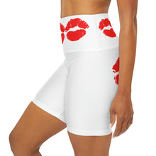 Load image into Gallery viewer, Valentine Gift, Kiss It, High Waisted Yoga Shorts