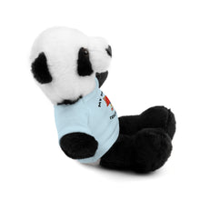 Load image into Gallery viewer, Gift for Infants a Stuffed Animals with Tee My Dad's A Firefighter