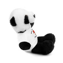 Load image into Gallery viewer, Gift for Infants a Stuffed Animals with Tee My Dad's A Firefighter