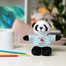 Load image into Gallery viewer, Gift for Infants a Stuffed Animals with Tee My Dad's A Firefighter