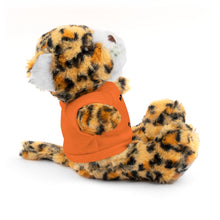 Load image into Gallery viewer, Gift for Infants a Stuffed Animals with Tee My Dad's A Firefighter