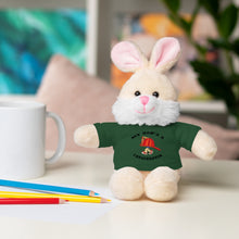 Load image into Gallery viewer, Gift for Infants a Stuffed Animals with Tee My Dad's A Firefighter
